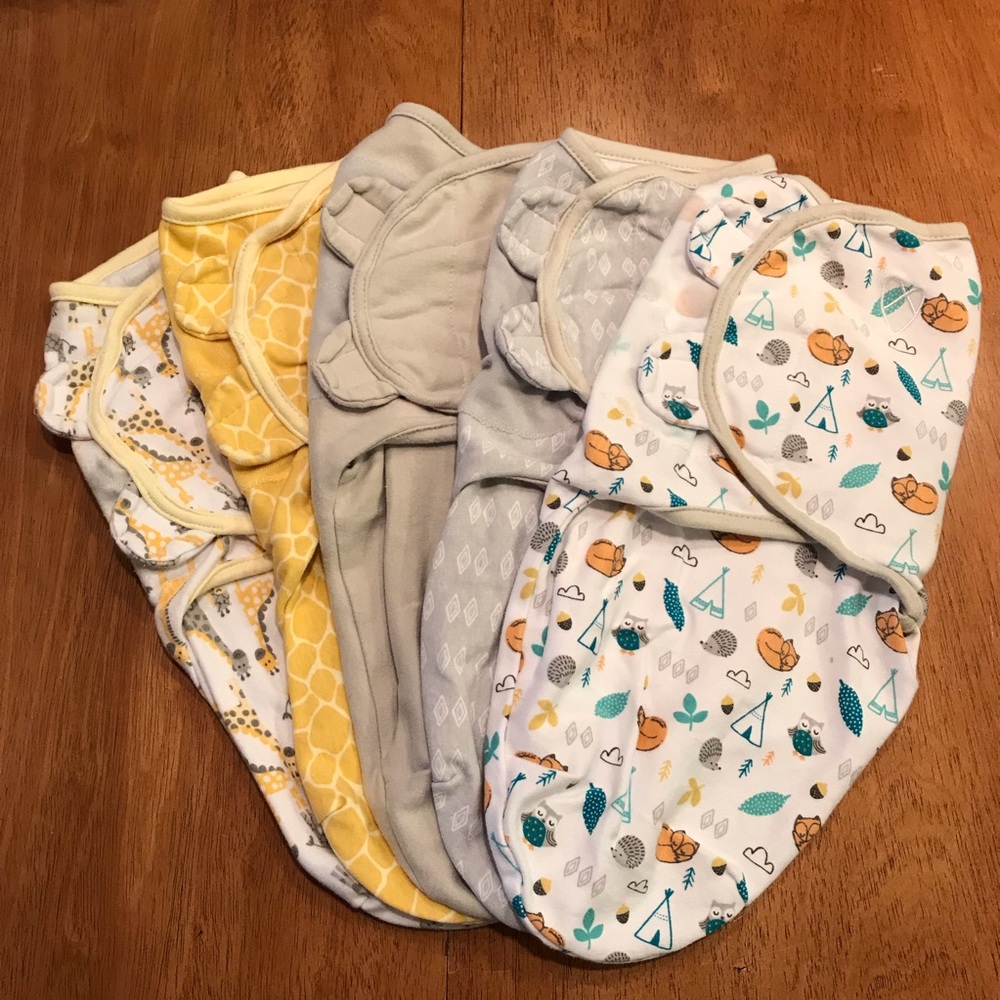 Bundle of SwaddleMe sleep sacks